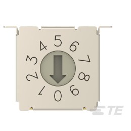1 pcs : MRSSH4DG10SMGWT - SW ROTARY DIP GRY CODE 0.4VA 20V
