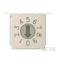 1 pcs : MRSSH4DG10SMGWTR - SW ROTARY DIP GRY CODE 0.4VA 20V