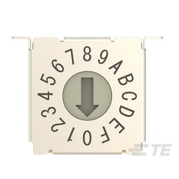 1 pcs : MRSSH4DG16SMGWT - SW ROTARY DIP GRY CODE 0.4VA 20V