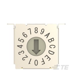 1 pcs : MRSSH4DG16SMGWTR - SW ROTARY DIP GRY CODE 0.4VA 20V