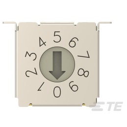 1 pcs : MRSSH4DR10SMGWTR - SWITCH ROTARY DIP BCD 0.4VA 20V