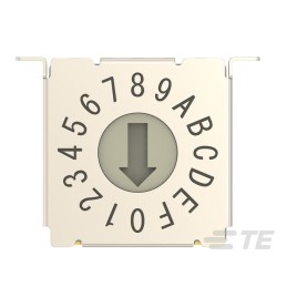 1 pcs : MRSSH4DR16SMGWT - SWITCH ROTARY DIP HEX 0.4VA 20V