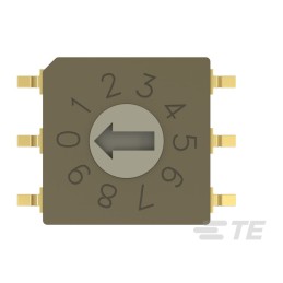1 pcs : MRSSV0DC10SMGWT - SW ROTARY DIP BCD COMP 0.4VA 20V