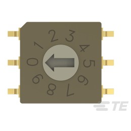 1 pcs : MRSSV0DC10SMGWTR - SW ROTARY DIP BCD COMP 0.4VA 20V