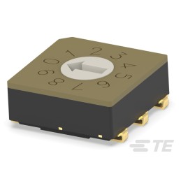 1 pcs : MRSSV0DC10SMJT - SW ROTARY DIP BCD COMP 0.4VA 20V