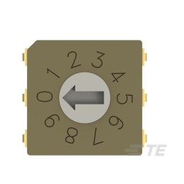 1 pcs : MRSSV0DC10SMJT - SW ROTARY DIP BCD COMP 0.4VA 20V