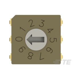 1 pcs : MRSSV0DC10SMJTR - SW ROTARY DIP BCD COMP 0.4VA 20V