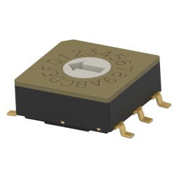 1 pcs : MRSSV0DC16SMGWT - SW ROTARY DIP HEX COMP 0.4VA 20V