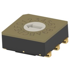 1 pcs : MRSSV0DC16SMJT - SW ROTARY DIP HEX COMP 0.4VA 20V