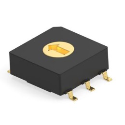 1 pcs : MRSSV0DG10SMGWTR - SW ROTARY DIP GRY CODE 0.4VA 20V