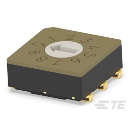 1 pcs : MRSSV0DG10SMJT - SW ROTARY DIP GRY CODE 0.4VA 20V