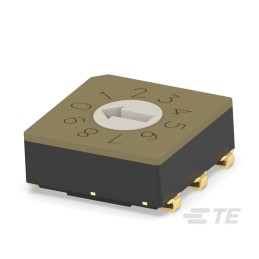 1 pcs : MRSSV0DG10SMJTR - SW ROTARY DIP GRY CODE 0.4VA 20V