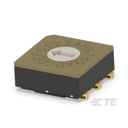 1 pcs : MRSSV0DG16SMJTR - SW ROTARY DIP GRY CODE 0.4VA 20V