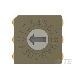 1 pcs : MRSSV0DG16SMJTR - SW ROTARY DIP GRY CODE 0.4VA 20V