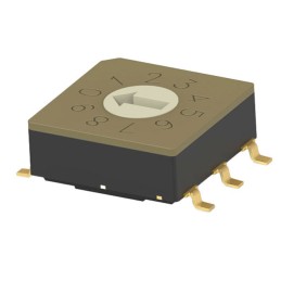 1 pcs : MRSSV0DR10SMGWTR - SWITCH ROTARY DIP BCD 0.4VA 20V