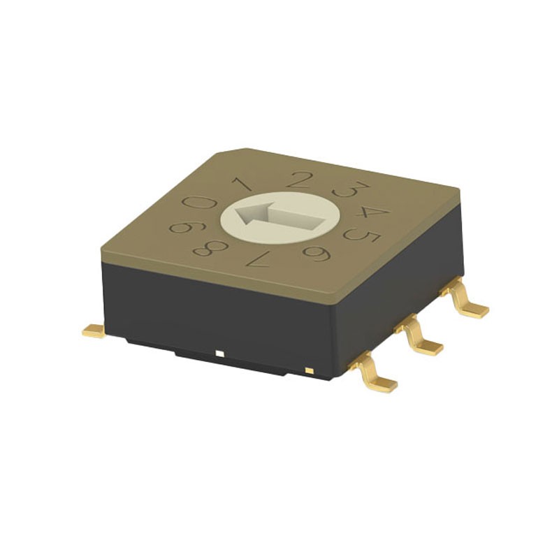 1 pcs : MRSSV0DR10SMGWTR - SWITCH ROTARY DIP BCD 0.4VA 20V