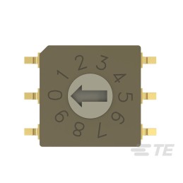1 pcs : MRSSV0DR10SMGWTR - SWITCH ROTARY DIP BCD 0.4VA 20V