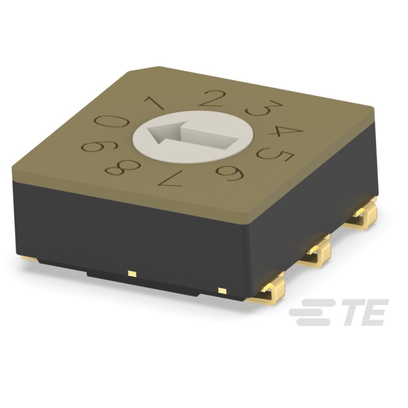 1 pcs : MRSSV0DR10SMJT - SWITCH ROTARY DIP BCD 0.4VA 20V