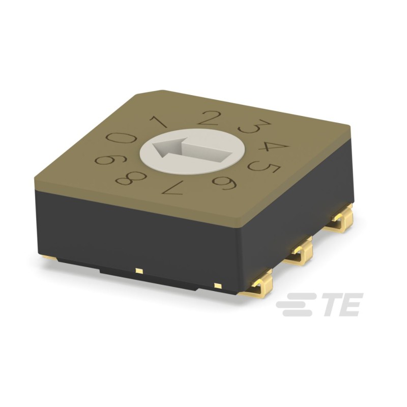 1 pcs : MRSSV0DR10SMJTR - SWITCH ROTARY DIP BCD 0.4VA 20V