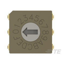 1 pcs : MRSSV0DR16SMJT - SWITCH ROTARY DIP HEX 0.4VA 20V