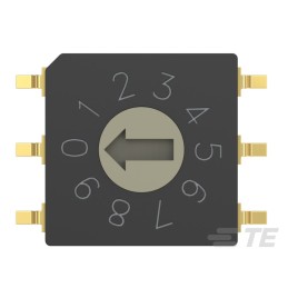 1 pcs : MRSSV1DC10SMGWT - SW ROTARY DIP BCD COMP 0.4VA 20V