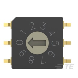 1 pcs : MRSSV1DC10SMGWTR - SW ROTARY DIP BCD COMP 0.4VA 20V