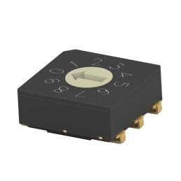 1 pcs : MRSSV1DC10SMJT - SW ROTARY DIP BCD COMP 0.4VA 20V