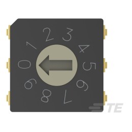 1 pcs : MRSSV1DC10SMJT - SW ROTARY DIP BCD COMP 0.4VA 20V