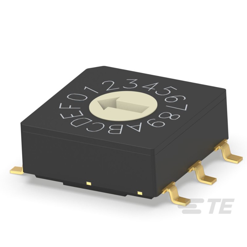 1 pcs : MRSSV1DC16SMGWT - SW ROTARY DIP HEX COMP 0.4VA 20V