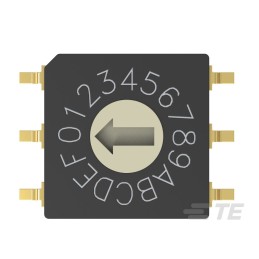 1 pcs : MRSSV1DC16SMGWT - SW ROTARY DIP HEX COMP 0.4VA 20V