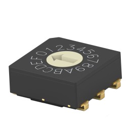 1 pcs : MRSSV1DC16SMJT - SW ROTARY DIP HEX COMP 0.4VA 20V