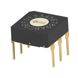 1 pcs : MRSSV1DC16THT - SW ROTARY DIP HEX COMP 0.4VA 20V