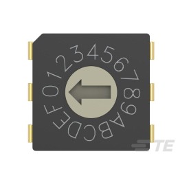 1 pcs : MRSSV1DC16THT - SW ROTARY DIP HEX COMP 0.4VA 20V