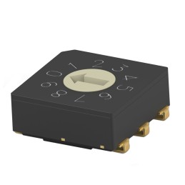 1 pcs : MRSSV1DG10SMJT - SW ROTARY DIP GRY CODE 0.4VA 20V