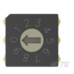 1 pcs : MRSSV1DG10SMJTR - SW ROTARY DIP GRY CODE 0.4VA 20V