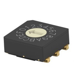 1 pcs : MRSSV1DG16SMJT - SW ROTARY DIP GRY CODE 0.4VA 20V