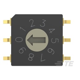 1 pcs : MRSSV1DR10SMGWTR - SWITCH ROTARY DIP BCD 0.4VA 20V