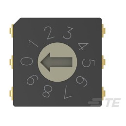 1 pcs : MRSSV1DR10SMJT - SWITCH ROTARY DIP BCD 0.4VA 20V