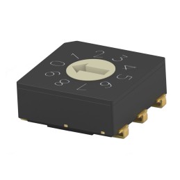 1 pcs : MRSSV1DR10SMJTR - SWITCH ROTARY DIP BCD 0.4VA 20V