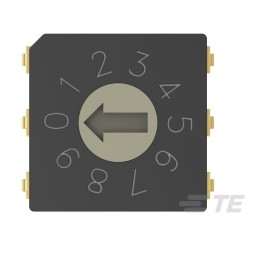 1 pcs : MRSSV1DR10SMJTR - SWITCH ROTARY DIP BCD 0.4VA 20V