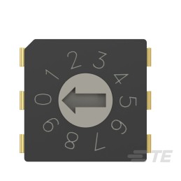 1 pcs : MRSSV1DR10THT - SWITCH ROTARY DIP BCD 0.4VA 20V