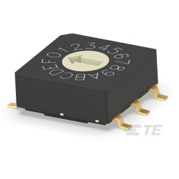 1 pcs : MRSSV1DR16SMGWTR - SWITCH ROTARY DIP HEX 0.4VA 20V