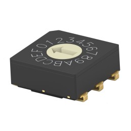 1 pcs : MRSSV1DR16SMJT - SWITCH ROTARY DIP HEX 0.4VA 20V