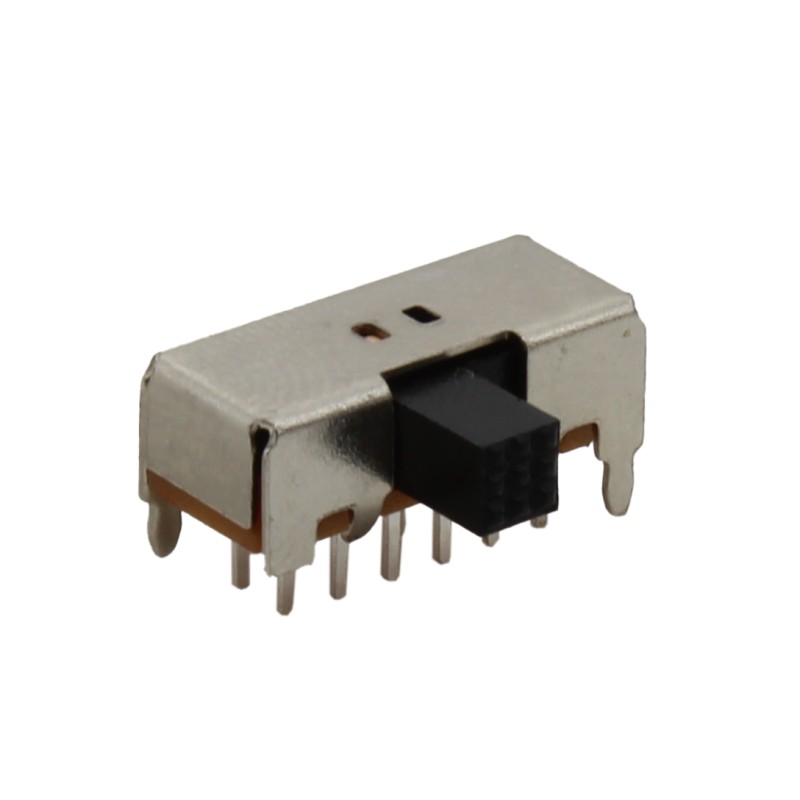 1 pcs : MS4208L4 - SWITCH SLIDE 4PDT 0.3A 30V