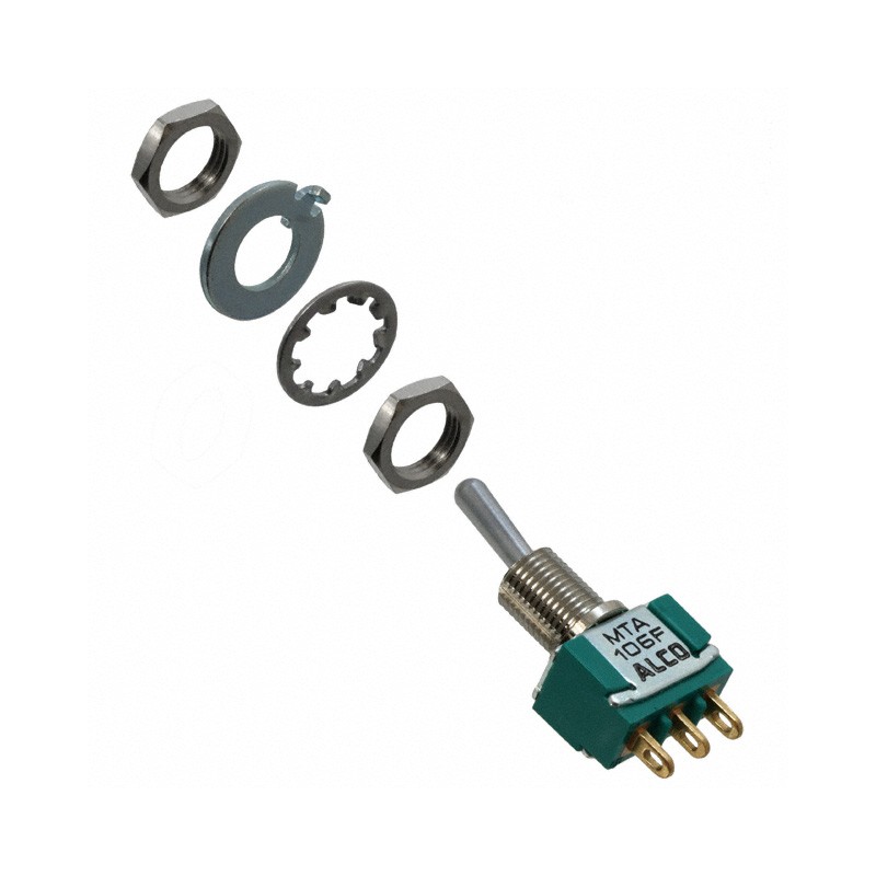 1 pcs : MTA106D - SWITCH TOGGLE SPDT 6A 125V