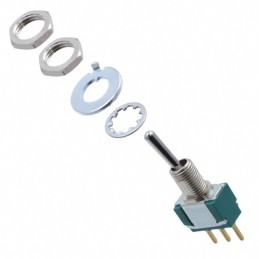 1 pcs : MTA106DPC - SWITCH TOGGLE SPDT 6A 125V