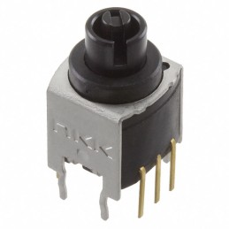 1 pcs : NR01103ANG13 - SWITCH ROTARY 3POS 0.4VA 28V