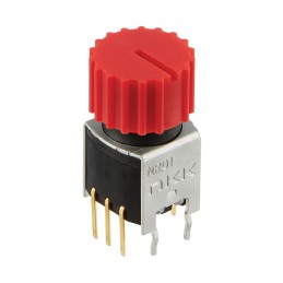 1 pcs : NR01103ANG13-1C - SWITCH ROTARY 3POS 0.4VA 28V