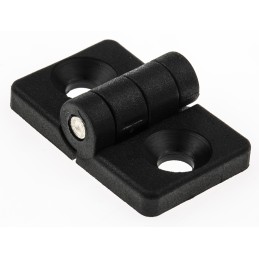 1 Bag of 2 - RS PRO PA Door Hinge, 20, 5mm Slot, 20 mm Strut Profile