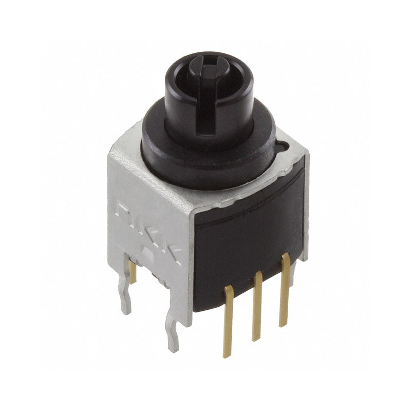 1 pcs : NR01104ANG13 - SWITCH ROTARY 4POS 0.4VA 28V